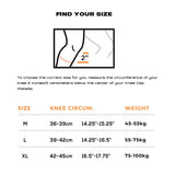 Compression Knit Knee Sleeve with Gel & Stays - PAKLE
