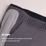 Compression Knit Knee Sleeve with Gel & Stays - PAKLE
