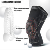 Compression Knit Knee Sleeve with Gel & Stays - PAKLE