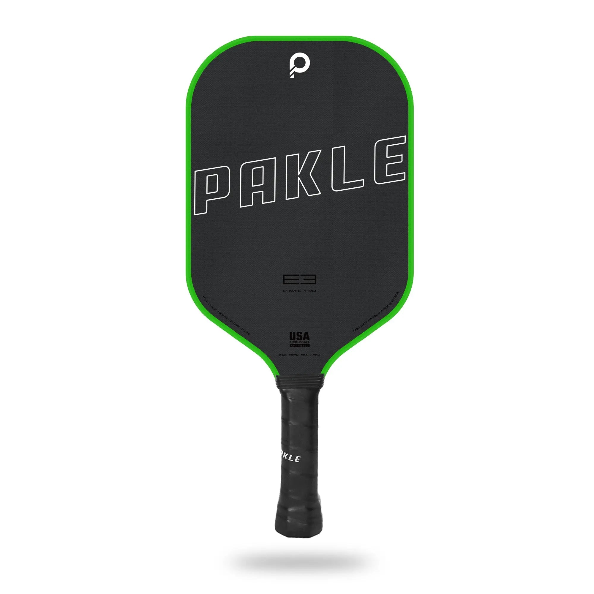 E3 Power - Raw T700 Carbon Fiber Pickleball Paddle - PAKLE