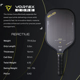 Evolution 01 (Reactive) - New Gen3 Pickleball Paddle - Pakle Pickleball Company