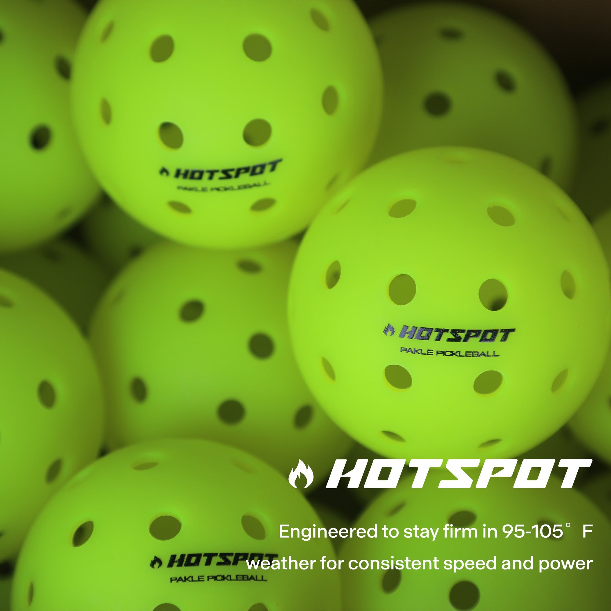 HOTSPOT – High - Temperature Performance Pickleball Ball - Pakle Pickleball Company