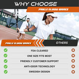 Pickleball Elbow Brace - for Tennis & Golfer's Elbow Pain Relief - Pakle Pickleball Company