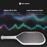 Silence - Quiet Raw T700 Carbon Pickleball Paddle - PAKLE