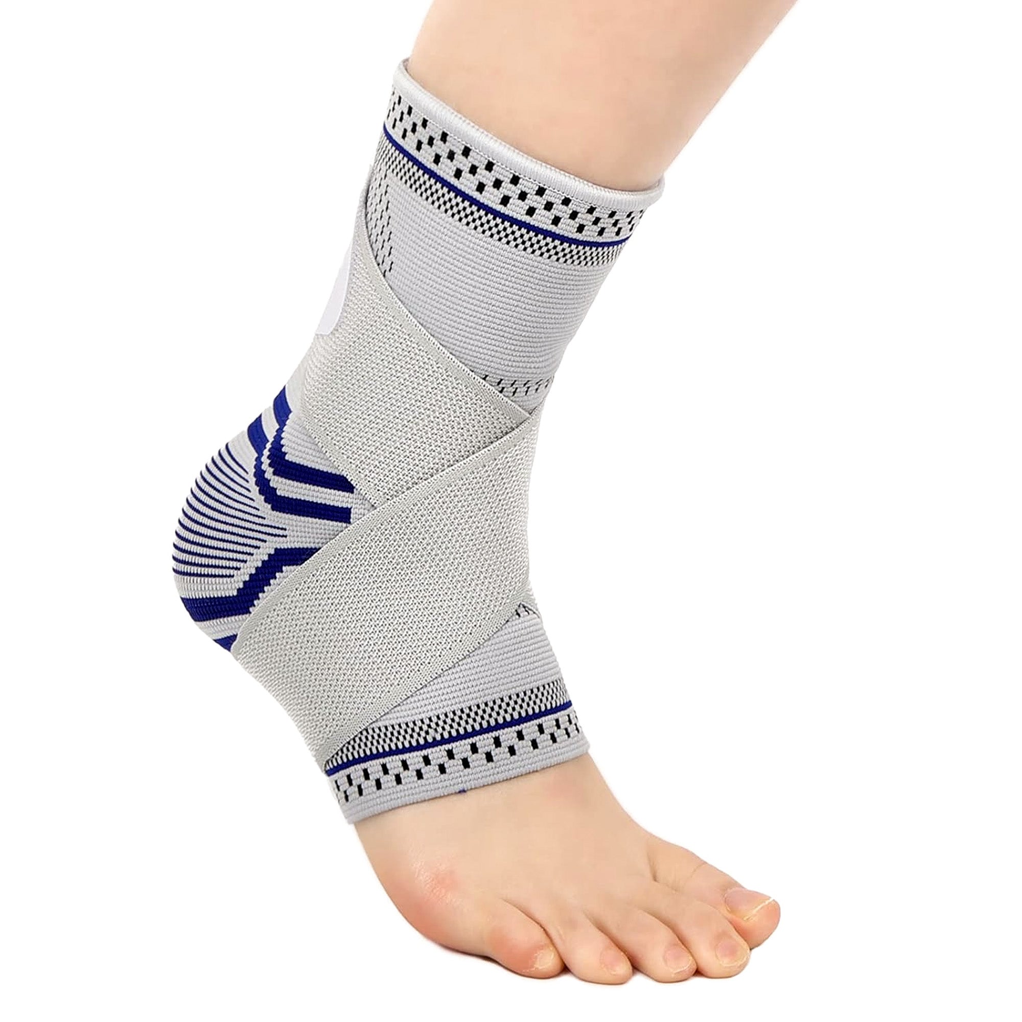 Compression Knit Ankle Sleeve with Strap - PAKLE