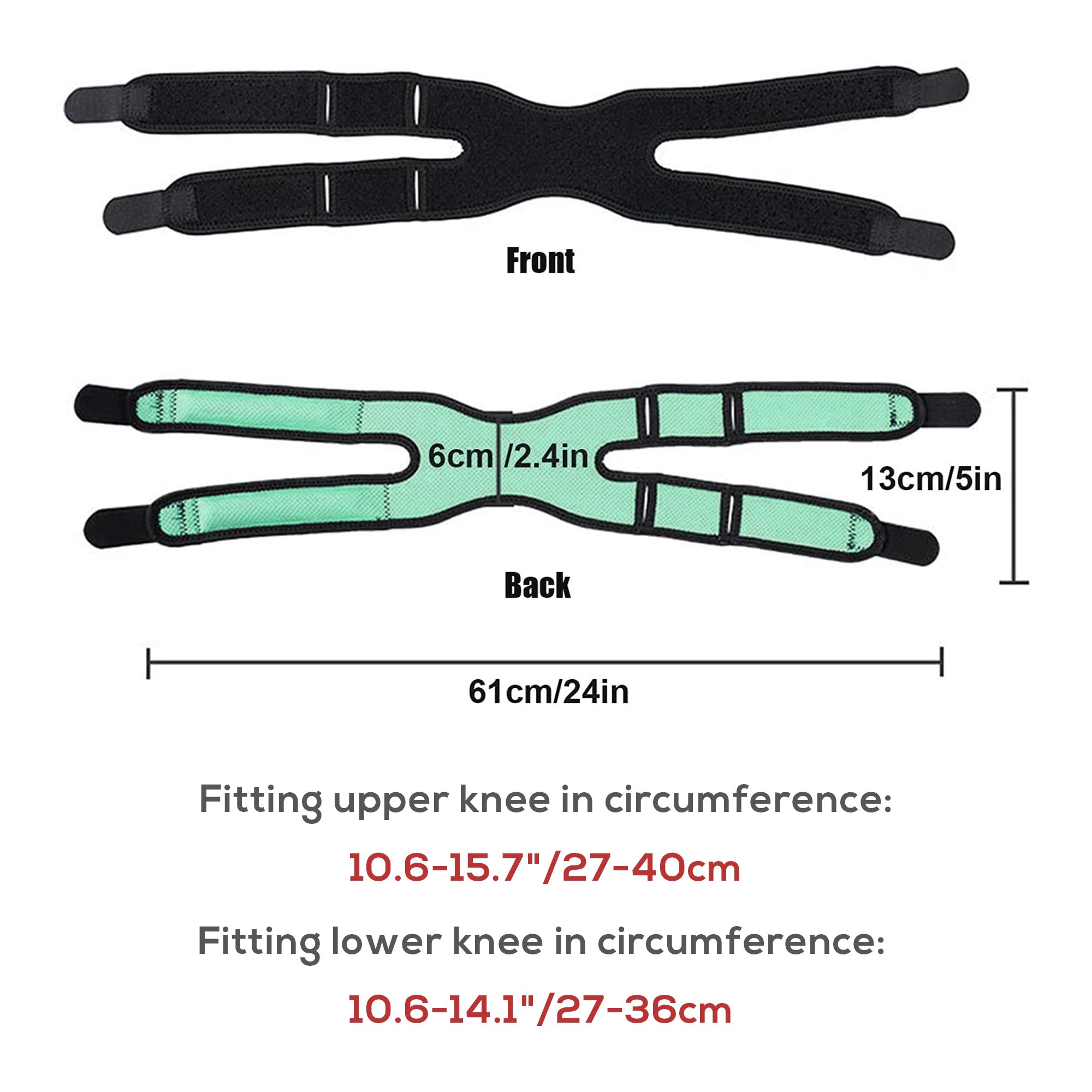Dual Strap Knee Wrap - PAKLE