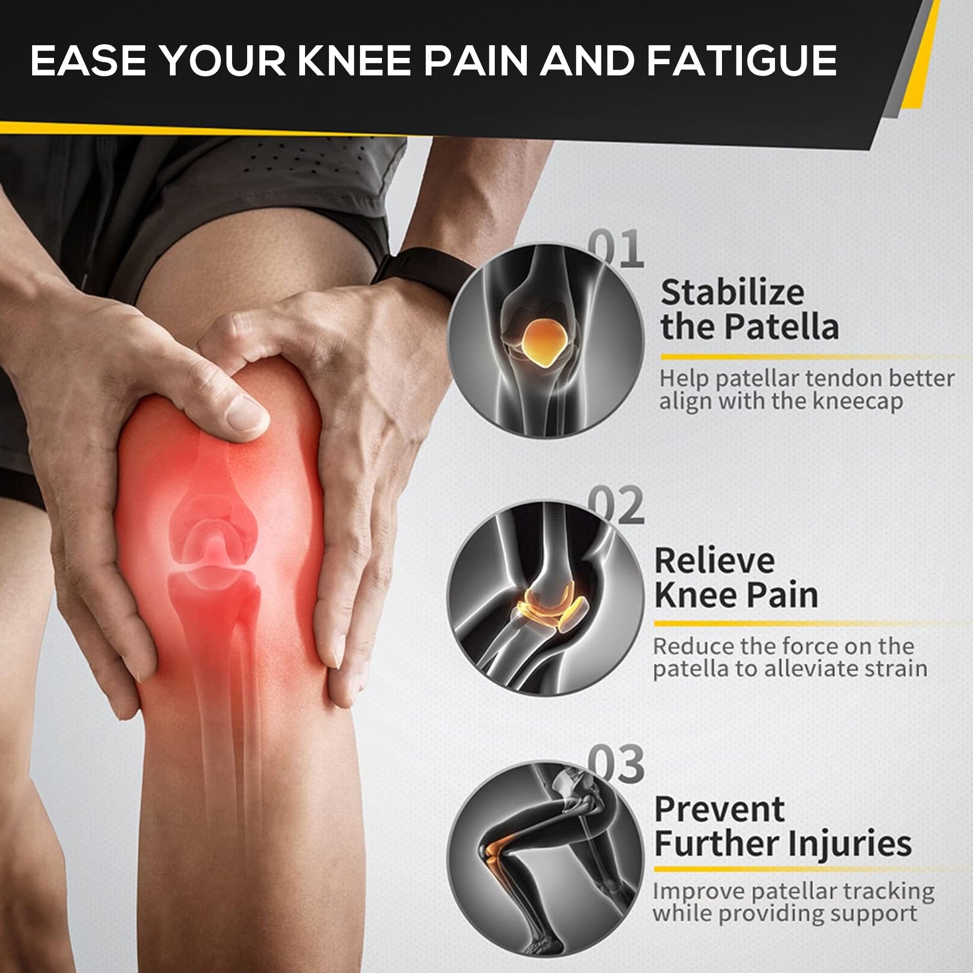 Dual Strap Knee Wrap - PAKLE