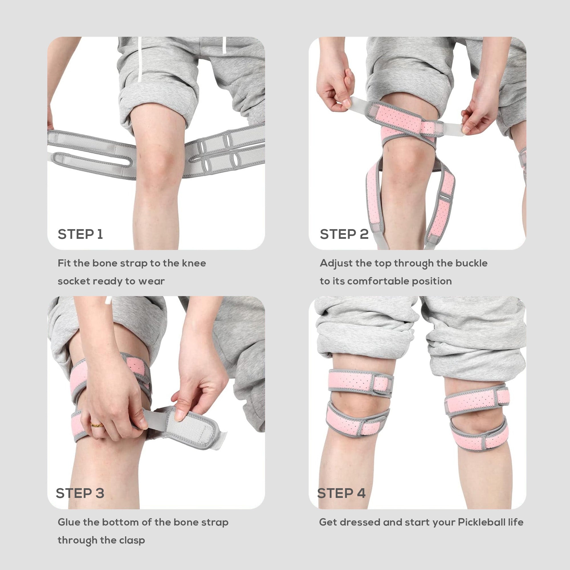 Dual Strap Knee Wrap - PAKLE