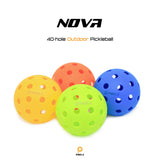 NOVA 40-hole Outdoor Pickleballs - PAKLE