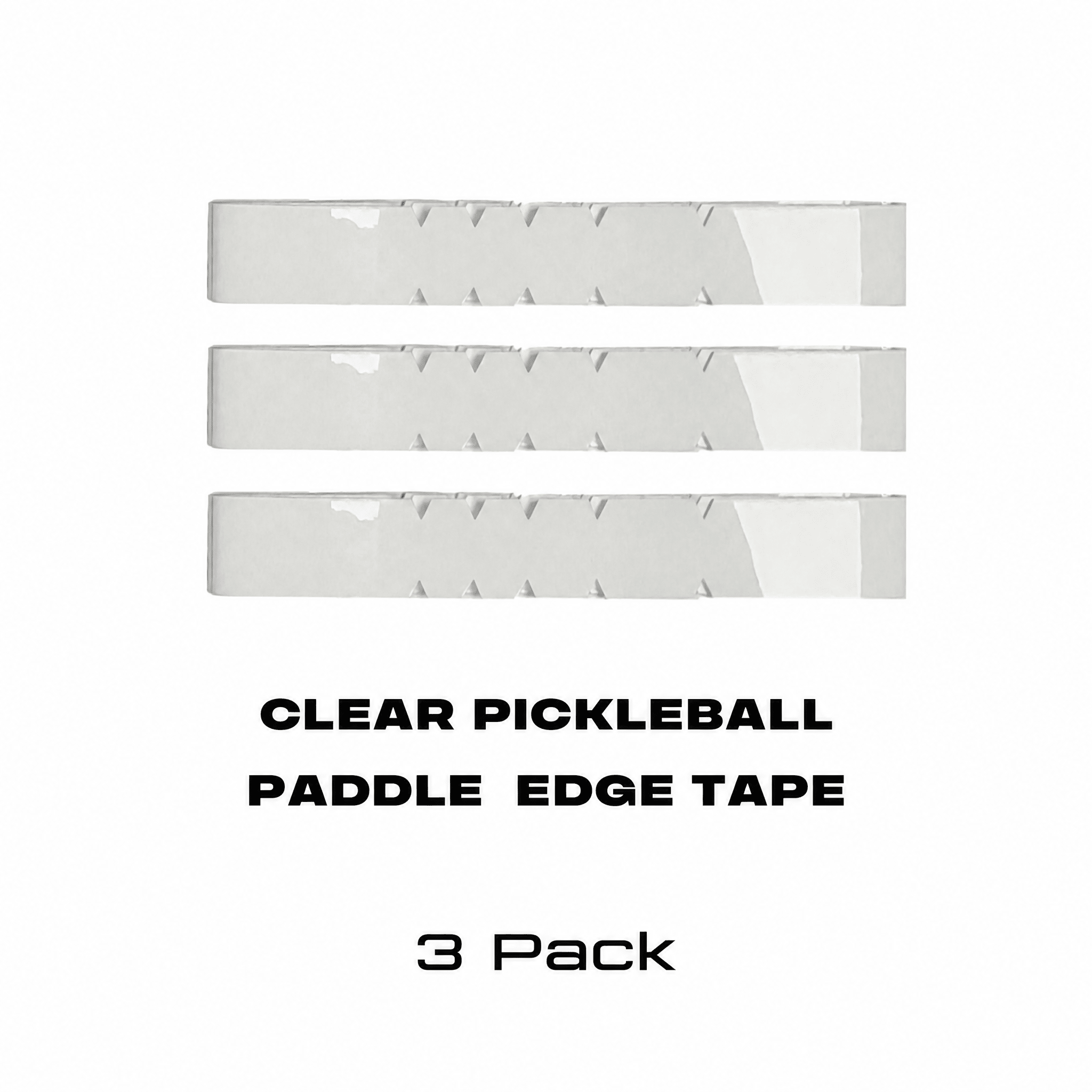 Clear Pickleball Edge Guard Tape - 3 Pack - Pakle Pickleball Company