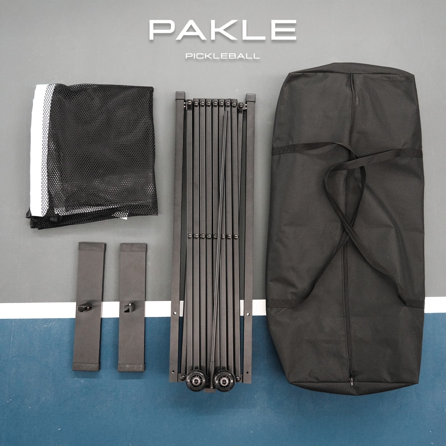 Retractable Pickleball Net System - Quick-Setup