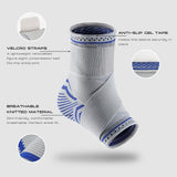 Compression Knit Ankle Sleeve with Strap - PAKLE