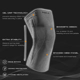 Compression Knit Knee Sleeve with Support Stays - PAKLE